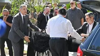 Pogrzeb rabina Eliego Schlangera w synagodze w Bondi 