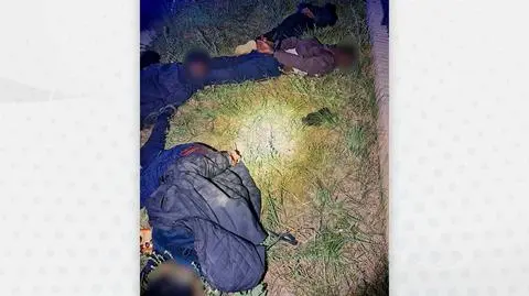 Policja po pościgu zatrzymała kuriera przewożącego nielegalnych migrantów