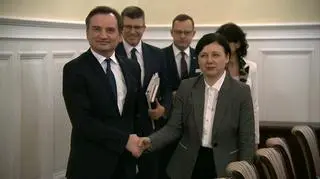 Zbigniew Ziobro and Vera Jourova