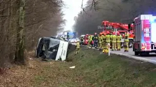 Wypadek autokaru 