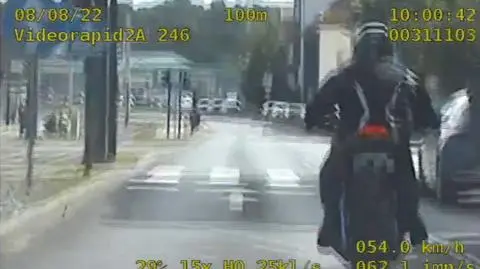 Pościg ulicami Torunia za motocyklistą. Prowadził pod wpływem narkotyków