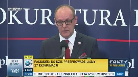 Pasionek: podczas ekshumacji stwierdzono nieprawidłowości