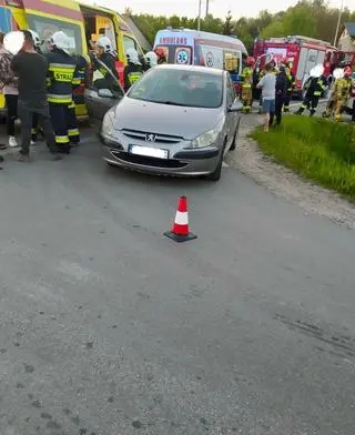 Wypadek w Jasienicy Rosielnej, rannych dwoje dzieci 