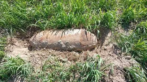Niewybuch ważył blisko 100 kilogramów