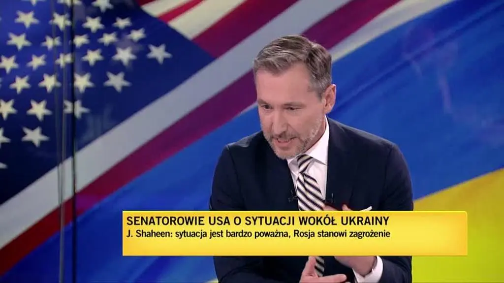 Cała rozmowa z amerykańskimi senatorami w studiu TVN24 (język angielski)