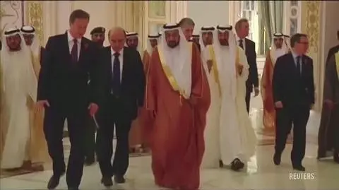sylwetka prezydenta emiratów