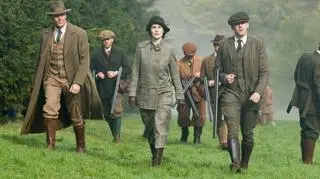 Scena polowania w "Downton Abbey"
