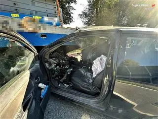 36-latek wyszedł z wypadku bez szwanku