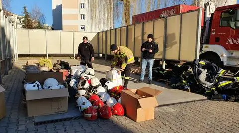 Strażacy z Polski zbierają sprzęt dla ukraińskich strażaków
