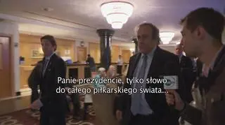 Platini nabrał wody w usta 