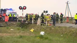 Do wypadku doszło na przejeździe kolejowym w Bolechowie