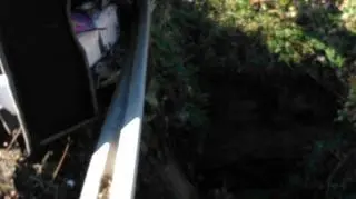 Pasażerowie Golfa odnieśli lekkie obrażenia 