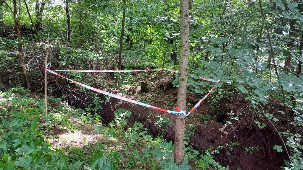 Miejsce odnalezienia pocisku