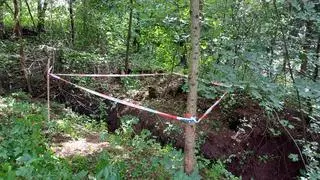 Miejsce odnalezienia pocisku