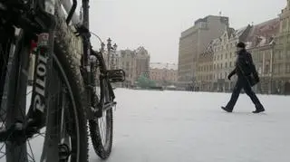 Wrocław: pierwszy śnieg w 2013 roku