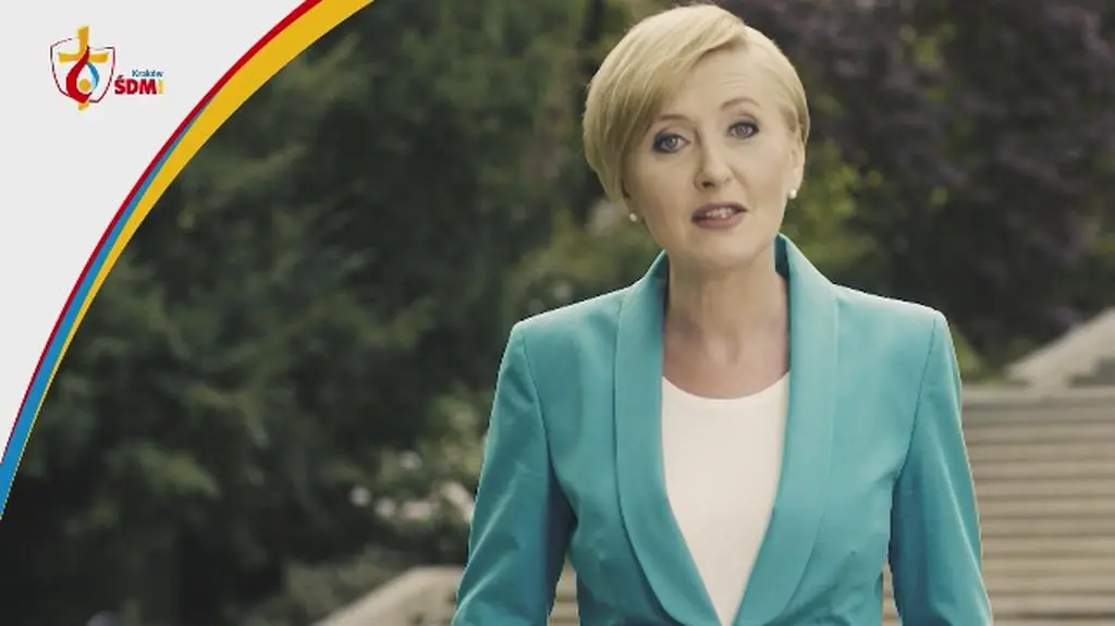 Agata Kornhauser-Duda zaprasza na ŚDM po niemiecku 