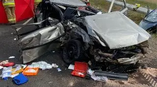 Brzezie. Wypadek z udziałem trzech aut