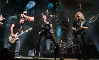 Metallica na koncercie w Hong Kongu (styczeń 2017 roku)