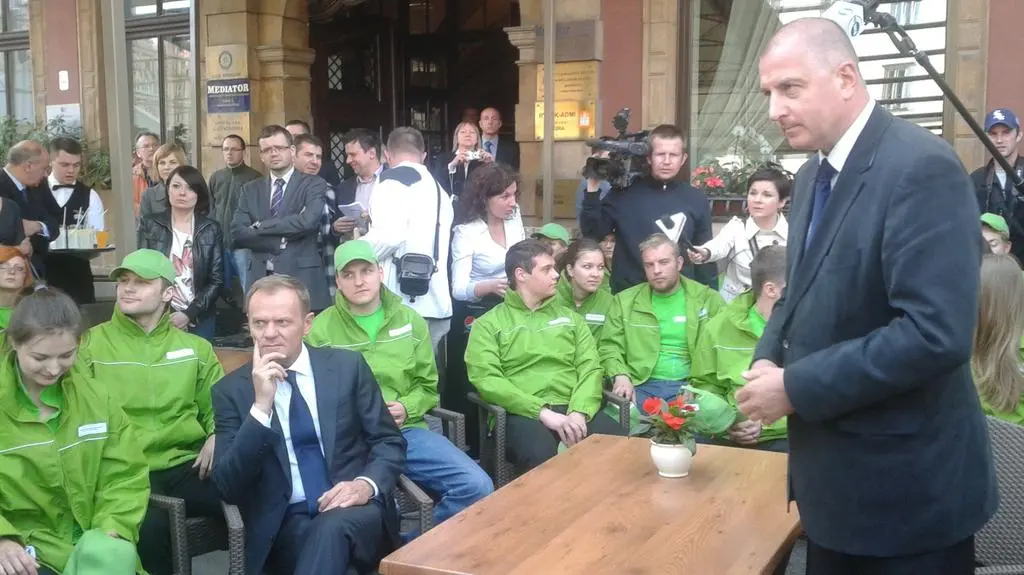 Tusk we Wrocławiu