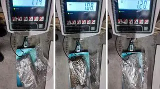 Znaleziono około 10 kilogramów marihuany