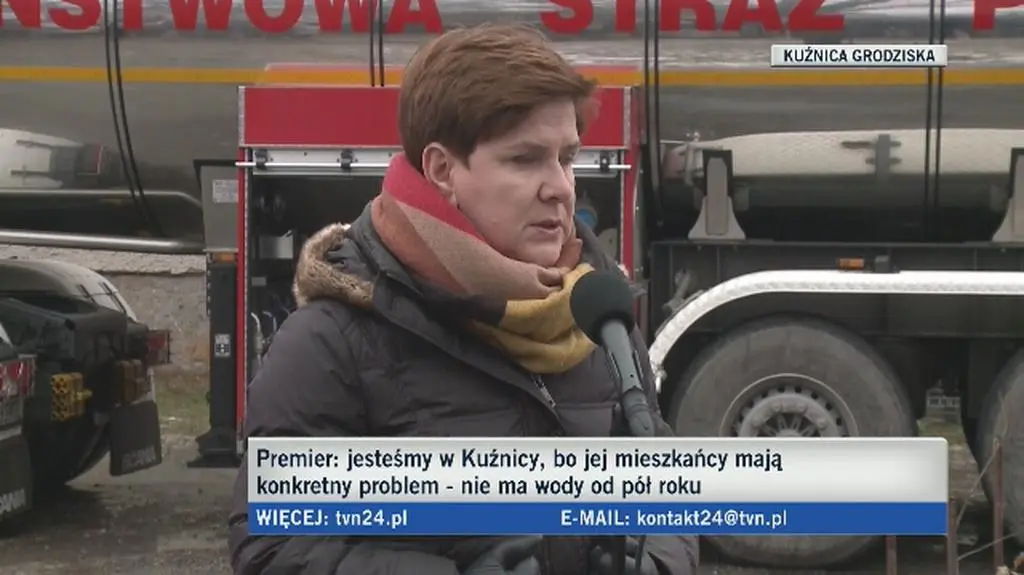 Premier obiecała wodociąg