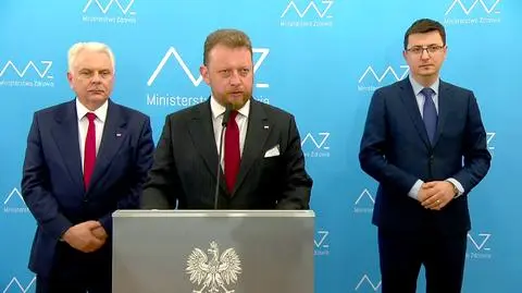 Konferencja ministra zdrowia w sprawie koronawirusa w Polsce