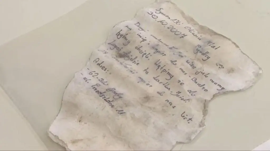 List znaleziony w butelce
