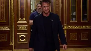 Sean Penn w biurze prezydenta Ukrainy  