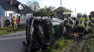 Poważny wypadek pod Piotrkowem Trybunalskim