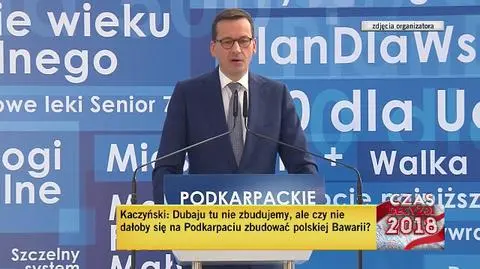 Morawiecki na konwencji PiS na Podkarpaciu
