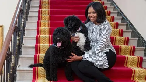 Michelle Obama na ostatnim spacerze po Białym Domu