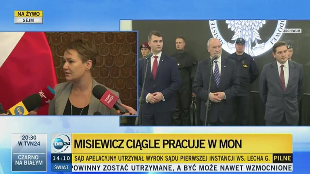 Beata Perkowska o funkcji Misiewicza w MON