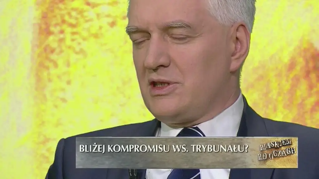 Jarosław Gowin komentował spór o TK w "Piaskiem po oczach"
