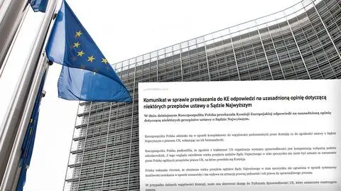 Komunikat MSZ do KE w sprawie Sądu Najwyższego