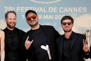 Kiriłł Sieriebriennikow w Cannes po projekcji filmu