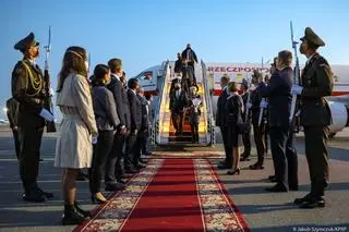 Para prezydencka rozpoczęła wizytę na Ukrainie.