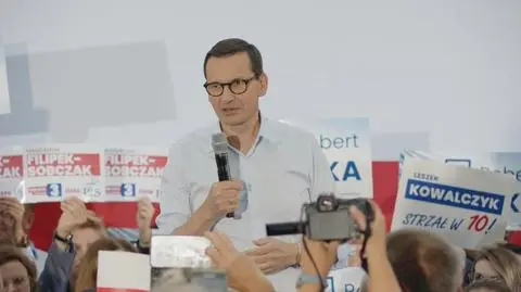 Mateusz Morawiecki w Kraśniku. Oglądaj na żywo