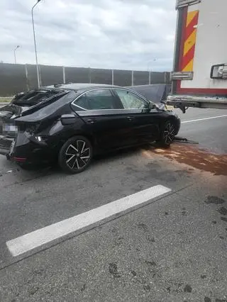 Zderzenie w pobliżu miejscowości Siestrzeń