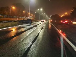 Wypadek na drodze krajowej nr 92 w Poznaniu