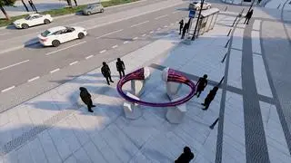 Twarze połączone będą różowym pierścieniem przypominającym gumę