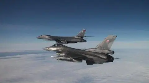 Polscy piloci F16 eskortowali amerykańskie bombowce B1B