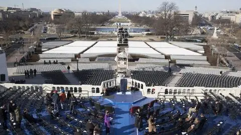 Ostatnie przygotowania do inauguracji Trumpa. Był tam korespondent Faktów TVN