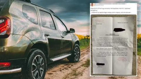 Masz SUV-a, "to go stracisz"? Kto i dlaczego rozsyła takie pisma 