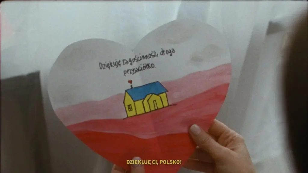 Fragment spotu "Dziękuję Ci, Polsko!"