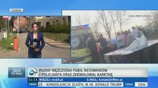 Mężczyzna był pod wpływem alkoholu 