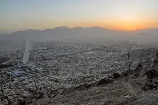 Widok na Kabul 
