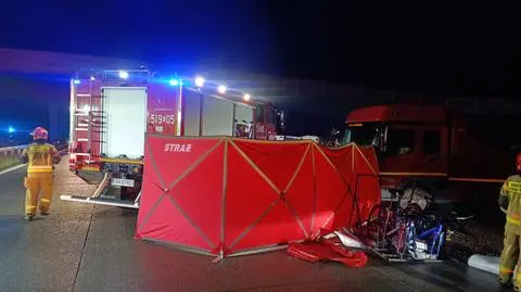 Wypadek na Autostradzie A1. Nie żyje jedna osoba