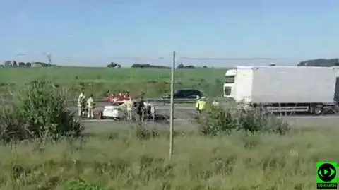 Do zdarzenia doszło na autostradzie A2 w kierunku Świecka