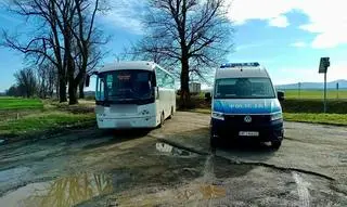 Pijany kierowca autobusu na trasie Wierzbięcice - Węża