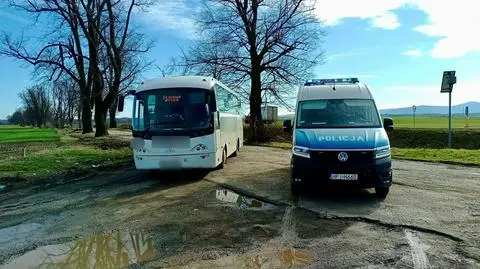 Kierowca autobusu miał prawie 2,5 promila